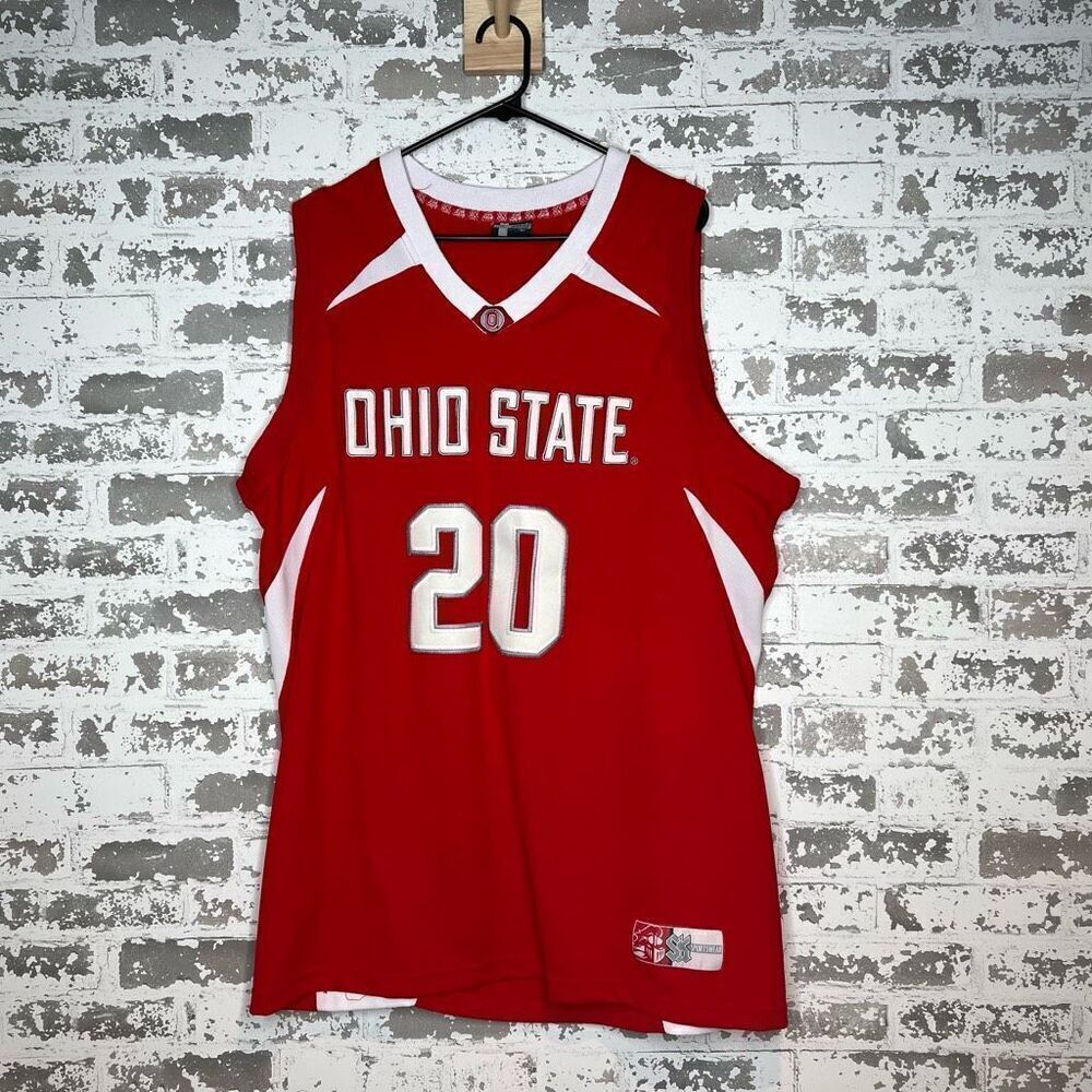 Silver knight Ohio state buckeyes basketball jersey